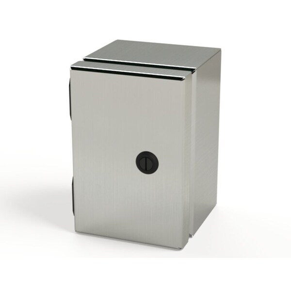 1/4 Turn Latch Electrical Enclosures, 6 in H, 4 in D, 4 in W, NEMA 3R, 4, 4X, 12, 13